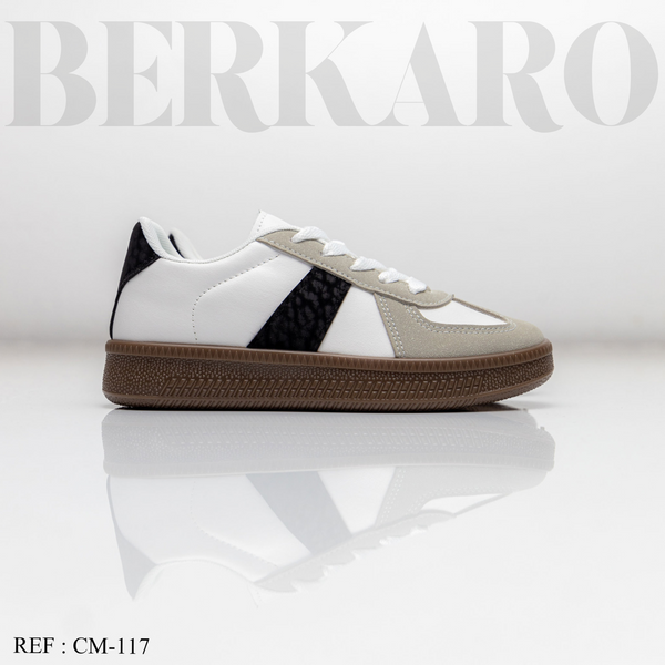 Espadrille Enfant CM-117 White/Black