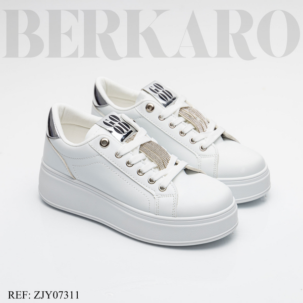 Sneakers Femme ZJ7311 White/Silver
