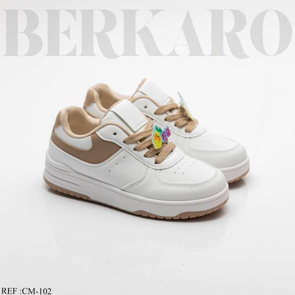 Espadrille Enfant CM-102 White/Khaki