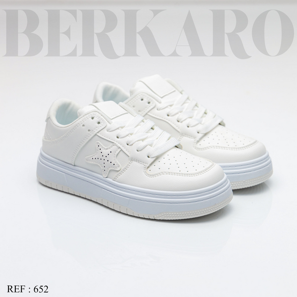 Sneakers Femme 652 White