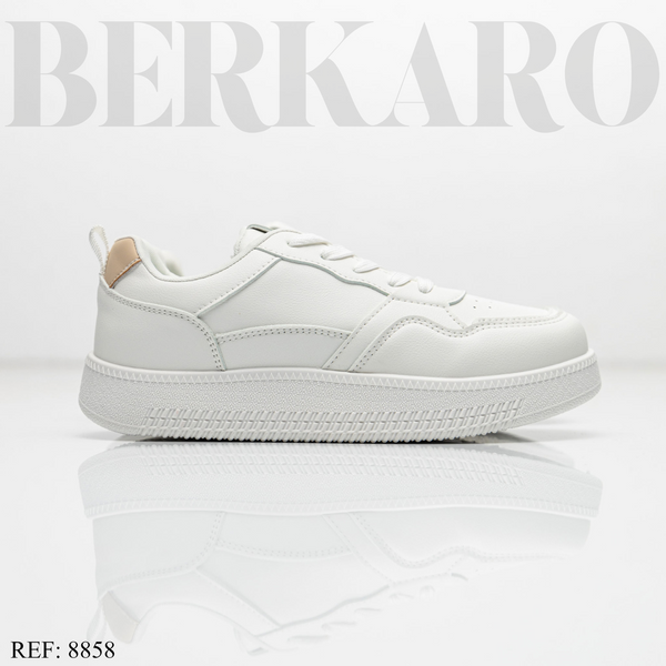 Sneakers Femme 8858 White/Khaki