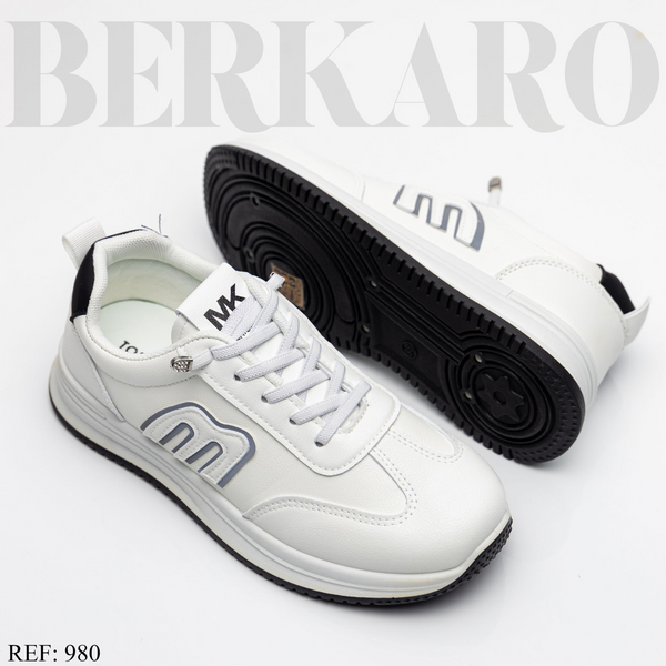 Sneakers Femme 980 White/Black