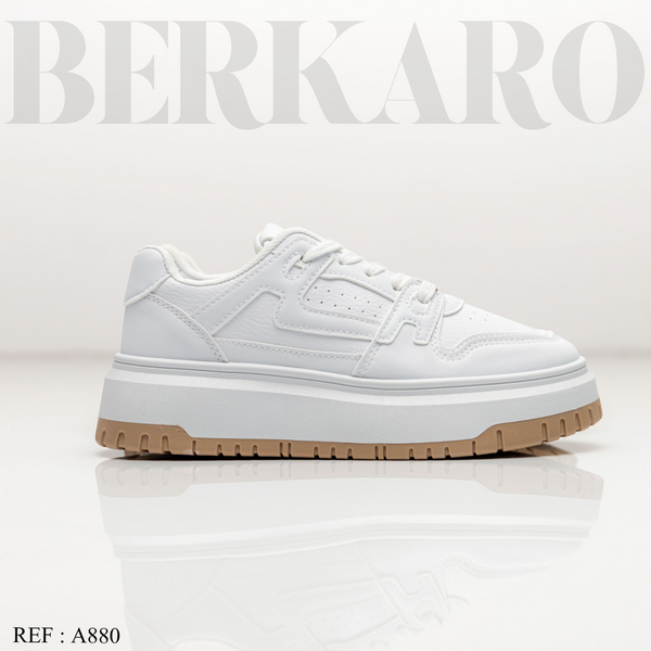 Sneakers Femme A880 White/Khaki
