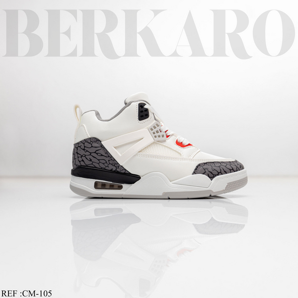 Espadrille Enfant CM-105 White/Red