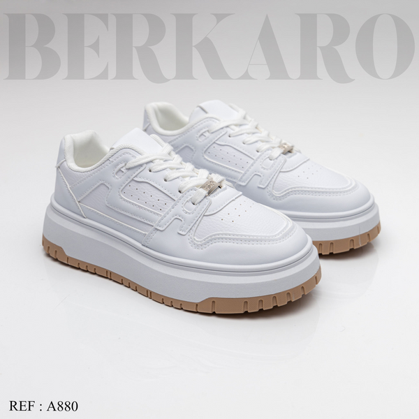 Sneakers Femme A880 White/Khaki