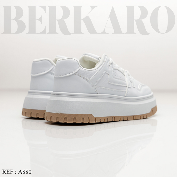 Sneakers Femme A880 White/Khaki