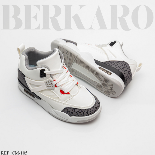 Espadrille Enfant CM-105 White/Red