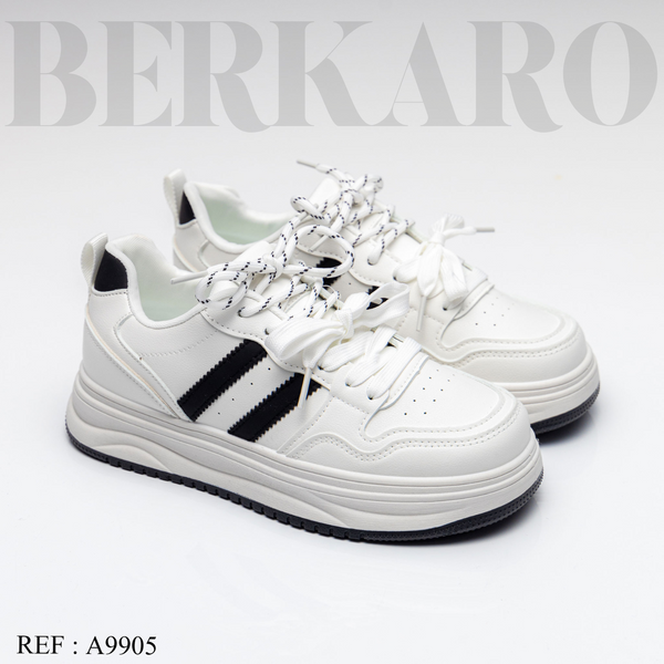 Sneakers Femme A9905 White/Black