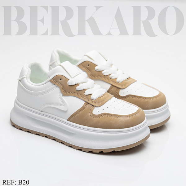 Sneakers Femme B20 Khaki