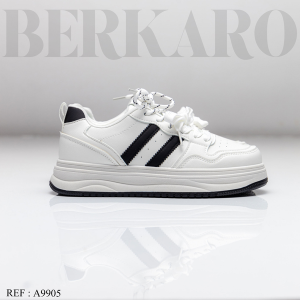 Sneakers Femme A9905 White/Black