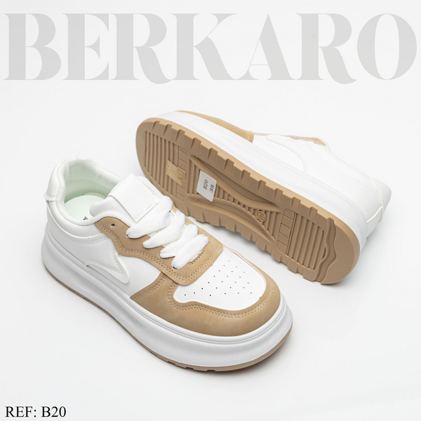 Sneakers Femme B20 Khaki