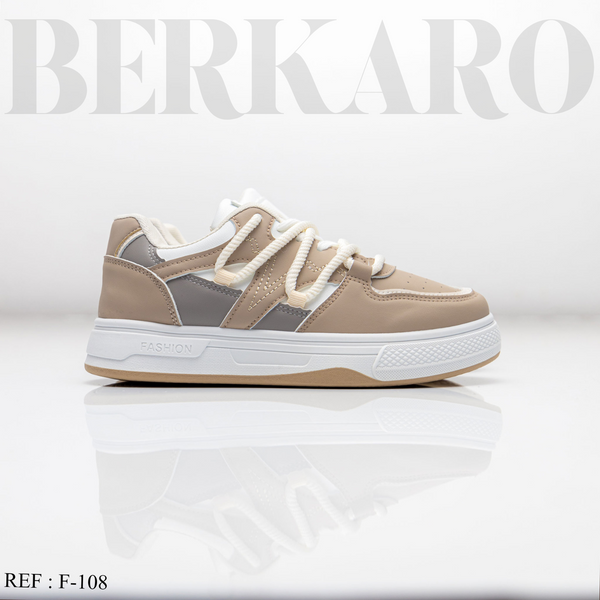 Sneakers Femme F108 Khaki