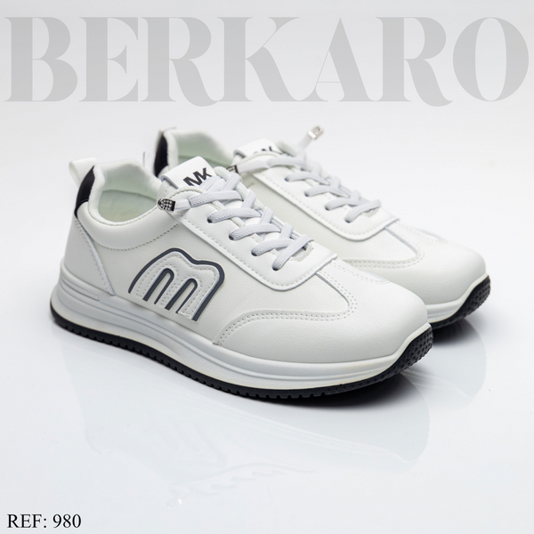 Sneakers Femme 980 White/Black