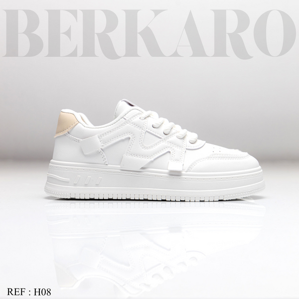 Sneakers Femme H08 White/Khaki