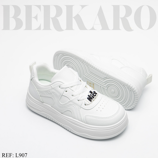 Sneakers Femme L-907 All White