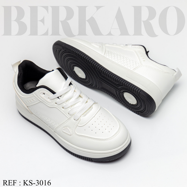 Sneakers Femme KS-3016 White/Black