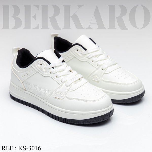 Sneakers Femme KS-3016 White/Black