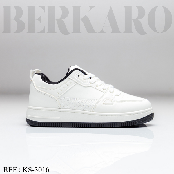 Sneakers Femme KS-3016 White/Black