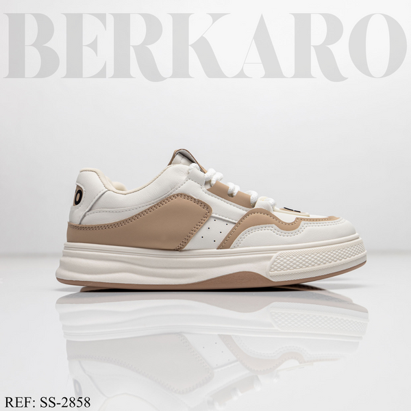 Sneakers Femme SS-2858 Beige/Khaki
