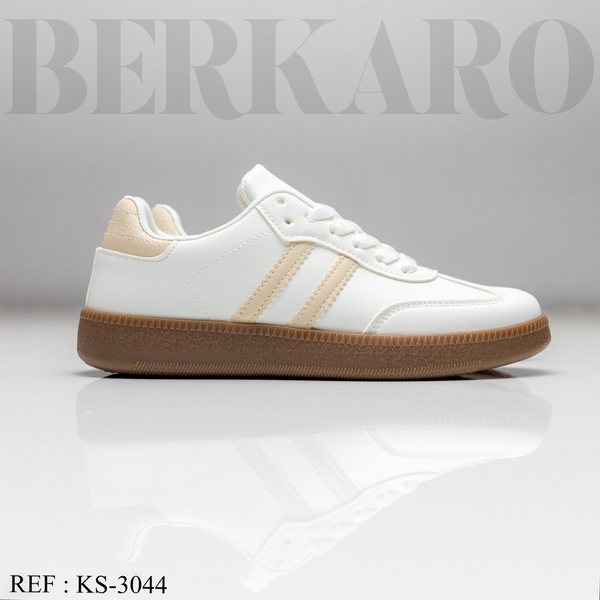 Sneakers Femme KS-3044 White/Beige