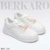 Sneakers Femme 123 White/Khaki