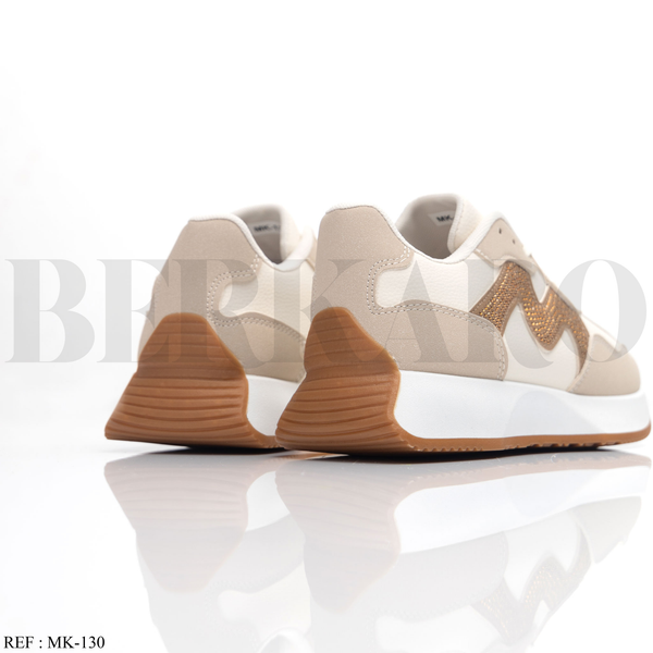 Sneakers Femme MK-130 Beige/Khaki