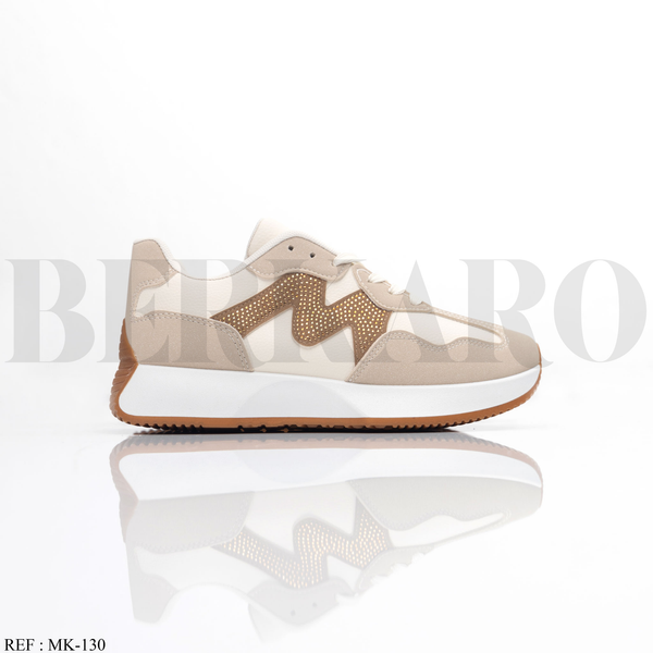 Sneakers Femme MK-130 Beige/Khaki