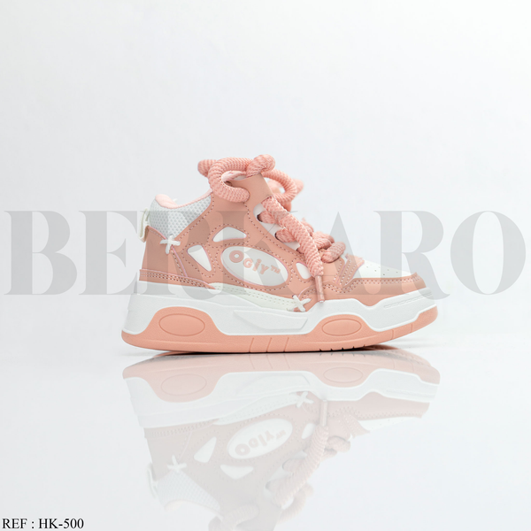 Baskets Fille HK-500 Pink