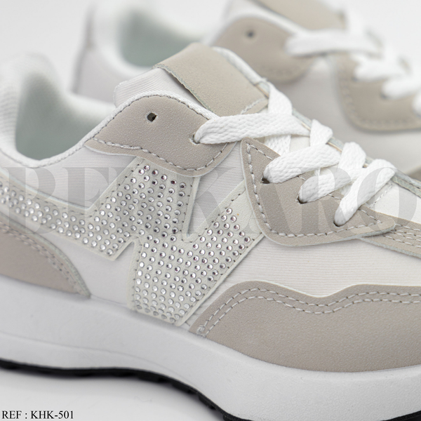 Baskets Fille KHK-501/502 White/Grey
