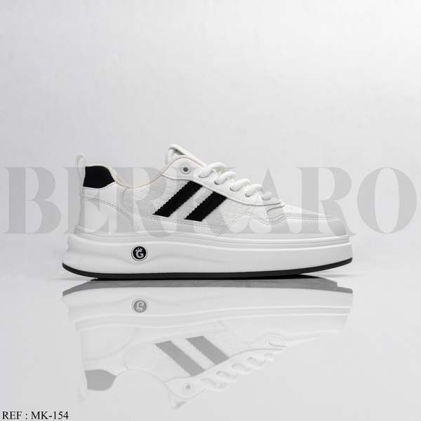 Baskets Homme MK-154 White/Black
