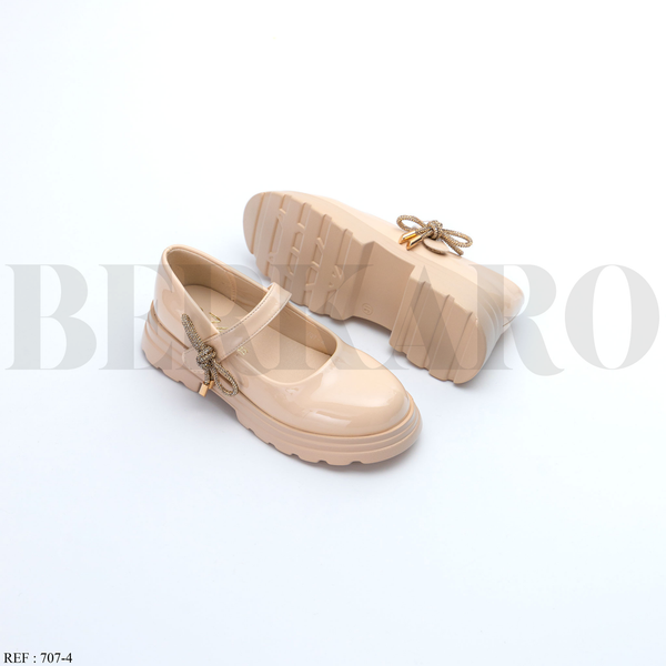 Chaussures Fille 707-4 Beige