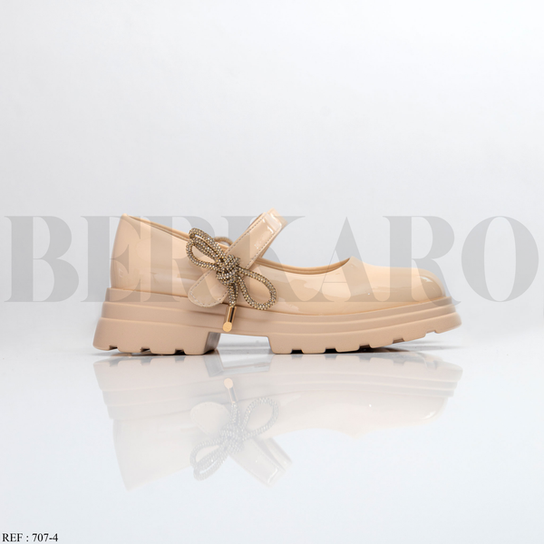 Chaussures Fille 707-4 Beige