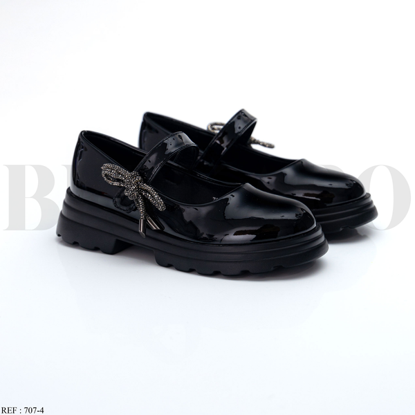 Chaussures Fille 707-4 Black