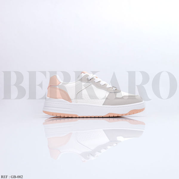 Baskets Fille GB-002 White/Pink