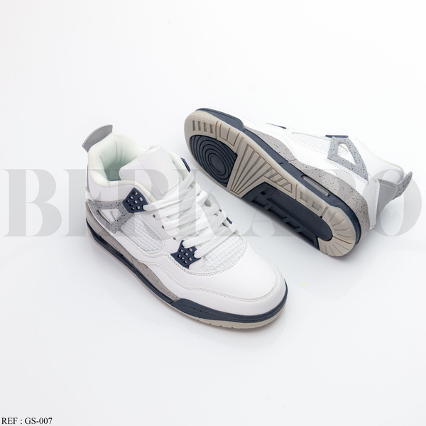 Baskets Garçon GS-007 White/Grey/Navy