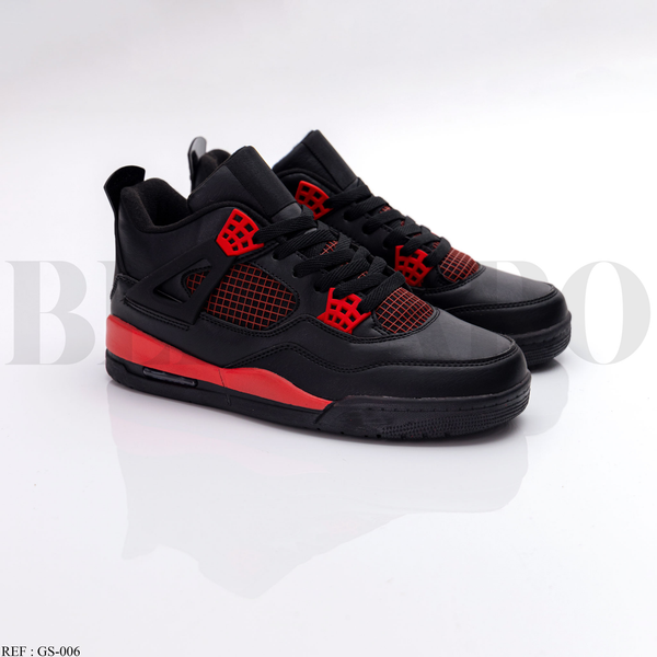 Baskets Homme GS-006 Black/Red