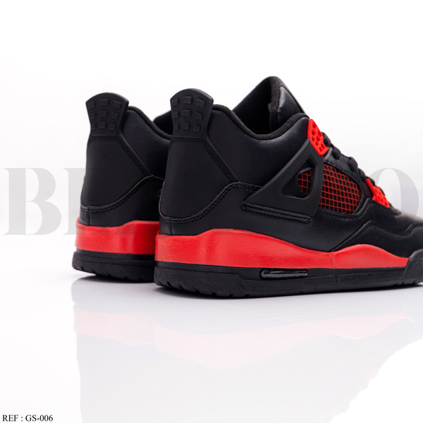 Baskets Homme GS-006 Black/Red