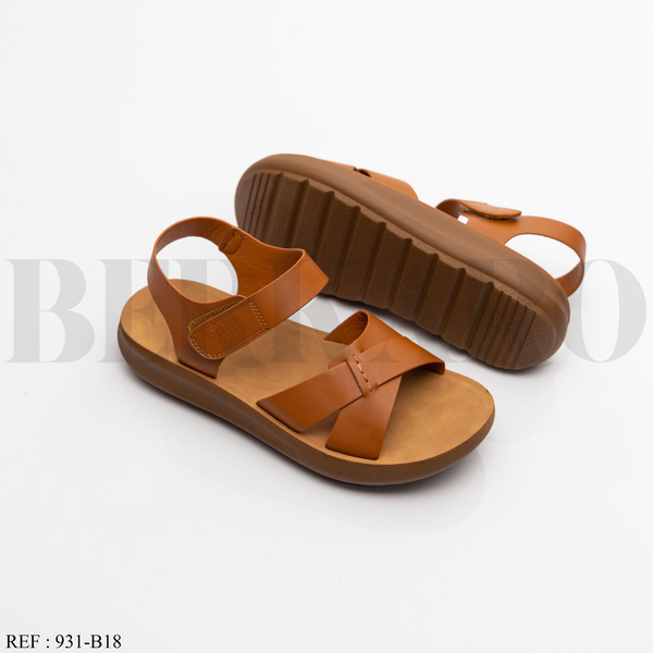 Sandales 931-B18 Camel