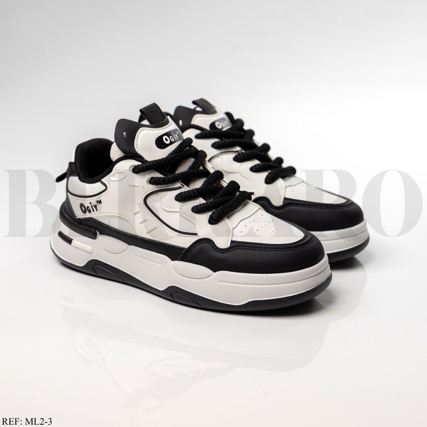 Baskets Homme ML2-3 Black/White