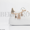 Baskets Fille F001 White/Gold