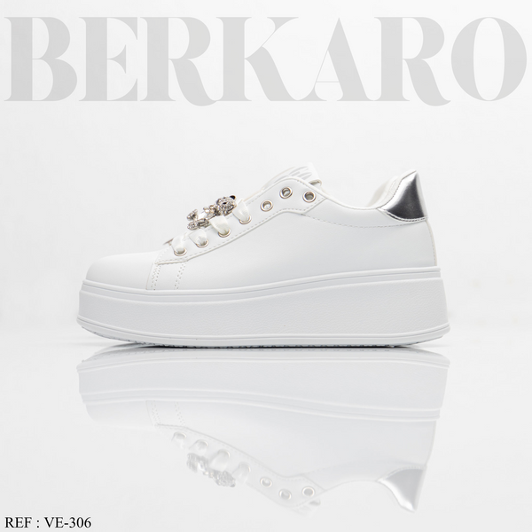 Sneakers Femme VE-306 White/Silver