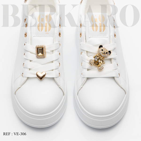 Sneakers Femme VE-306 White/Gold