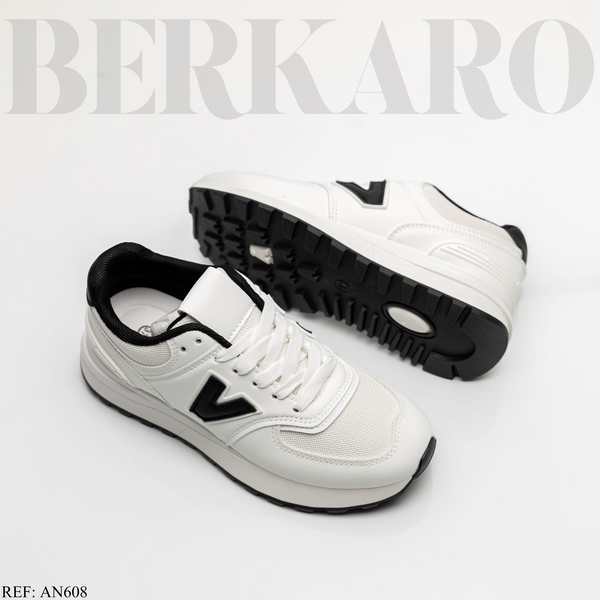 Sneakers Femme AN-608 White/Black