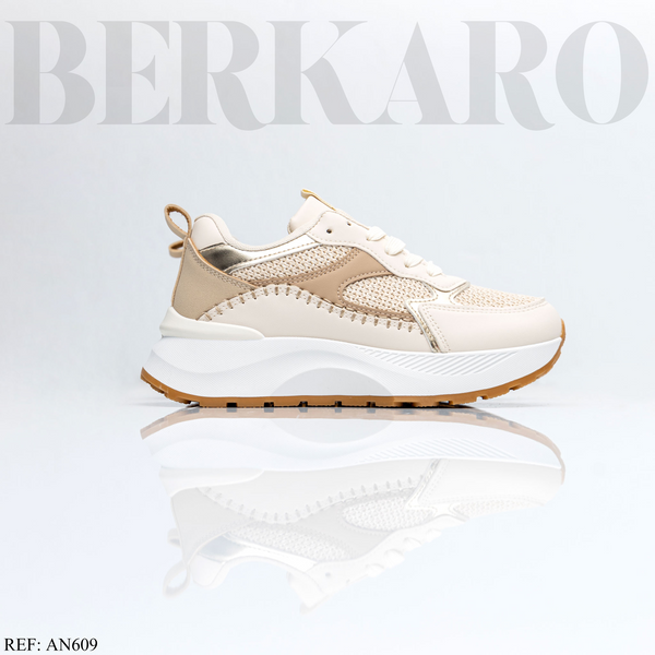 Sneakers Femme AN-609 Beige
