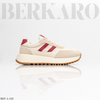 Sneakers Femme L-102 Beige/Red
