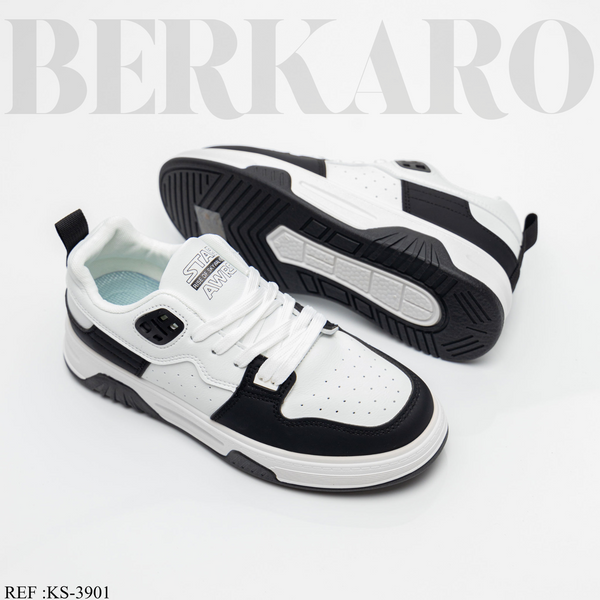 Baskets Homme KS-3901 White/Black