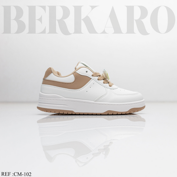 Espadrille Enfant CM-102 White/Khaki