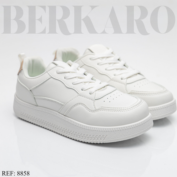 Sneakers Femme 8858 White/Khaki