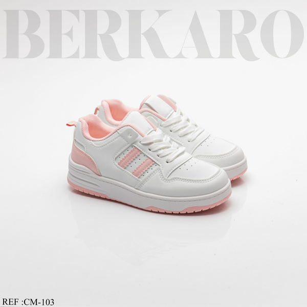 Espadrille Enfant CM-103 White/Pink