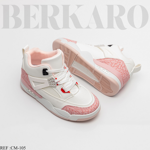 Espadrille Enfant CM-105 White/Pink